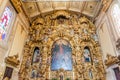 BRAGA, PORTUGAL - OCTOBER 15, 2017: Altar of Misericordia Church in Braga, Portug