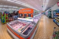 Bragains in refrigerated counters in Lidl supermarket