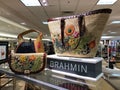 Brahmin Handbags in a Department Store