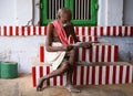 Brahmin in a traditional outfit