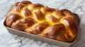 Braided Brioche Loaf - 2: Buttery, Soft & Delicious, AI generated