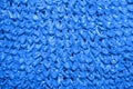 Braided nylon blue texture. Royalty Free Stock Photo