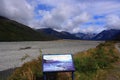 The braided Waimakariri River in the South Island of New Zealand.