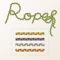 Braided rope pattern seamless for decoration design. Rope brush for illustrator. Easy to use and modify.
