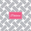 Braided stripped geometric seamless pattern.