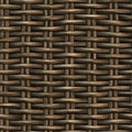 Braided wicker background Royalty Free Stock Photo