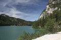 253_Braies Lake, amazing lake located in the heart of Dolomiti mountains