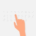 Braille education Royalty Free Stock Photo