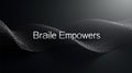 Braille education empowering literacy and independence for the visually impaired community accessibly Royalty Free Stock Photo