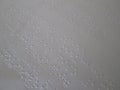 Braille paper texture