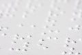 Braille text Royalty Free Stock Photo
