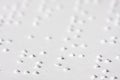 Braille text Royalty Free Stock Photo