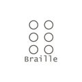 Braille vector icon. Simple element illustration from map and navigation concept. Braille vector icon. Real estate concept vector Royalty Free Stock Photo