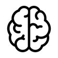 Brain. Vector icon