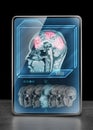 Brain activity scan