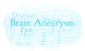 Brain Aneurysm word cloud.