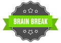 brain break label