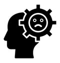 Brain breakage Isolated Vector Icon which can easily modify or edit