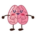 Brain cartoon creativity Royalty Free Stock Photo