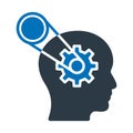 Brain chain, brainstorming Vector icon which can easily modify Brain chain, brainstorming Vector icon which can easily modify Royalty Free Stock Photo