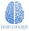 Brain circuit board concept