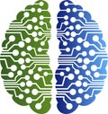 Brain circuit logo