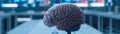 Braincomputer interface memory prosthesis Royalty Free Stock Photo