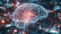 a brain-computer interface in use, Royalty Free Stock Photo