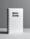 Brain Dump Notebook for Creative Ideas and Journaling Royalty Free Stock Photo