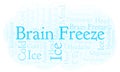 Brain Freeze word cloud.