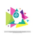Brain Health logo designs concept. Head Health icon. mind logo designs. illustration element vector Royalty Free Stock Photo