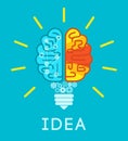 Brain Idea Concept Royalty Free Stock Photo