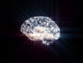 Brain impulses for Neuron system Shine