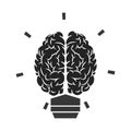 brain lightbulb icon