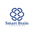 Brain logo design concept vector. Brain Care Logo Design Template. Creative Symbol. Icon Royalty Free Stock Photo