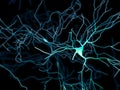 Brain, neurons, synapses, neural network, degenerative diseases, Parkinson Royalty Free Stock Photo