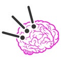 Brain Operation Raster Icon