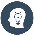 Brain power, Brainstorming Isolated Vector Icon can be easily edit and modify Royalty Free Stock Photo
