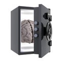 Brain protected in a safe