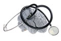 Brain and Stethoscope Royalty Free Stock Photo