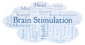 Brain Stimulation word cloud.