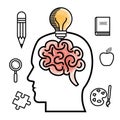 brain storming design Royalty Free Stock Photo