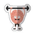 Brain strong character weight lifting