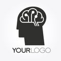 Brain Tech Mind Data Logo Design