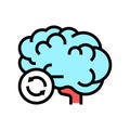 brain transplant color icon vector illustration