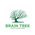 Brain tree logo designs