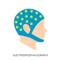 Brain waves vector icon