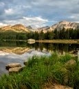 Brainard lake reflections Royalty Free Stock Photo