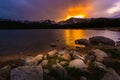 Brainard Lake at Sunset Royalty Free Stock Photo