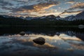 Brainard Lake Sunset Royalty Free Stock Photo